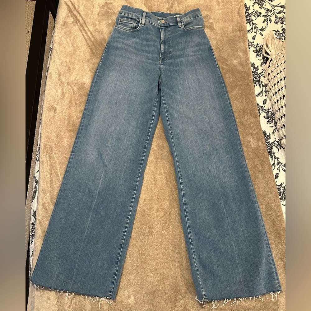 Frame Le Slim Palazzo Denim - Full Length High Rise